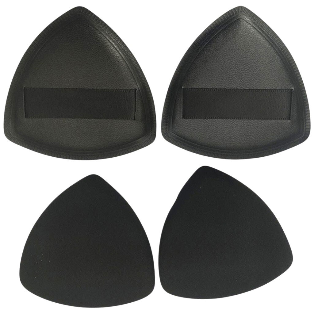 Набір спонжів для макіяжу об'ємних чорних, 4 шт - № 1 Набір спонжів для макіяжу об'ємних чорних, 4 шт - № 1