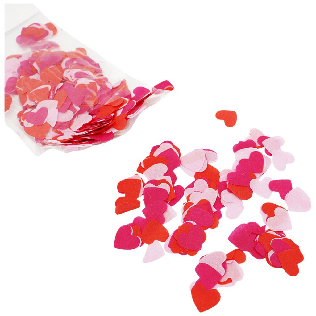 Наполнитель декоративный бумажный цветной "Сердца" - № 2 Наполнитель декоративный бумажный цветной "Сердца" - № 2