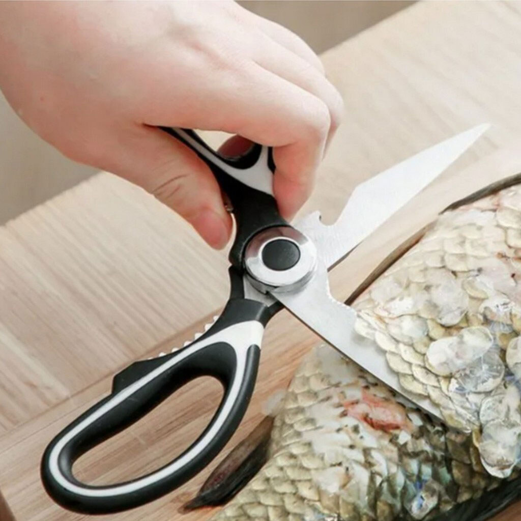 Ножницы кухонные усиленные с чехлом на блистере - № 6 Ножницы кухонные усиленные с чехлом на блистере - № 6