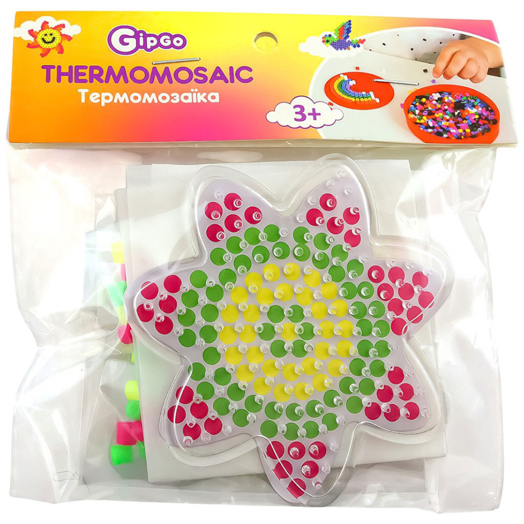 Термомозаика детская в пакете, GipGo - № 1 Термомозаика детская в пакете, GipGo - № 1