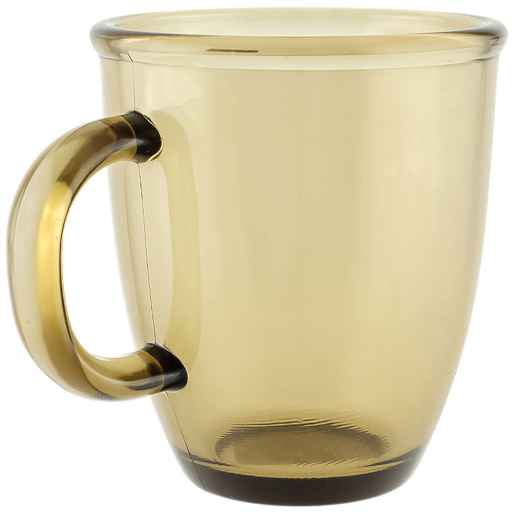 Чашка стеклянная Мажура Orzo дымная, 400 мл - № 2 Чашка стеклянная Мажура Orzo дымная, 400 мл - № 2