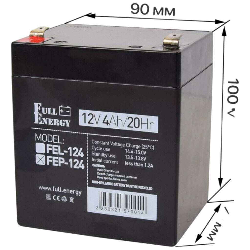 Аккумулятор Full Energy FEP-124 - № 2 Аккумулятор Full Energy FEP-124 - № 2