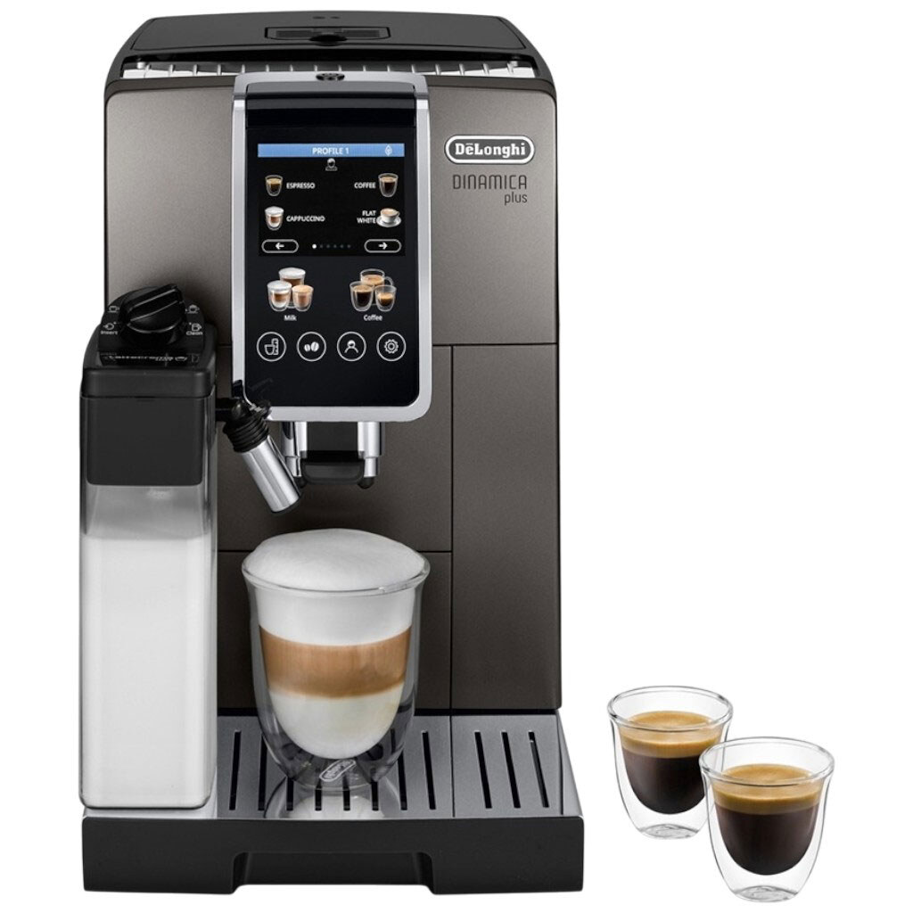 Кавоварка Delonghi Dinamica Plus ECAM 380.95.TB, Чорний - № 2 Кавоварка Delonghi Dinamica Plus ECAM 380.95.TB, Чорний - № 2