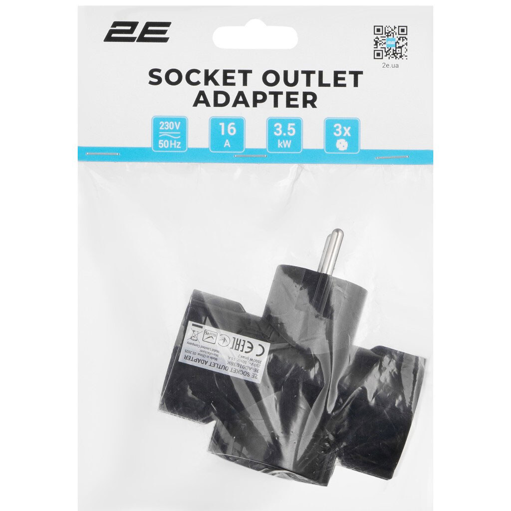 Сетевой адаптер 2E-AD0103BK, Черный - № 7 Сетевой адаптер 2E-AD0103BK, Черный - № 7