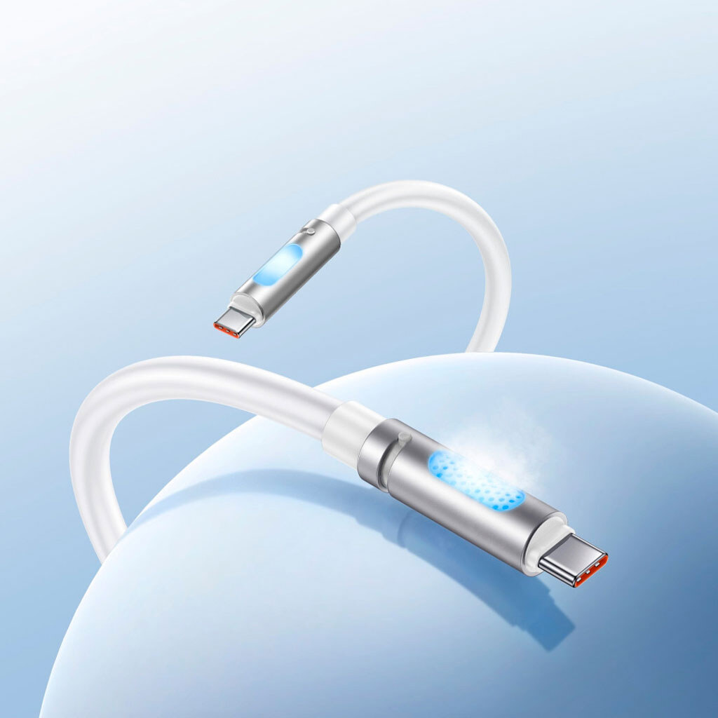 USB кабель Remax CB27 Aromatherapy, Type-C, 1.2 м., Белый - № 2 USB кабель Remax CB27 Aromatherapy, Type-C, 1.2 м., Белый - № 2