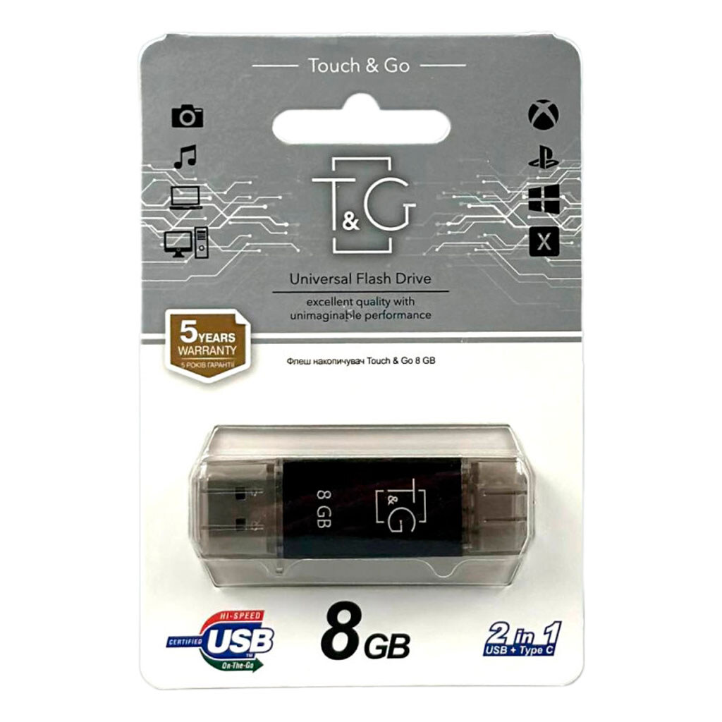 USB Flash T&G Metal 117, 8 Гб. - № 1 USB Flash T&G Metal 117, 8 Гб. - № 1