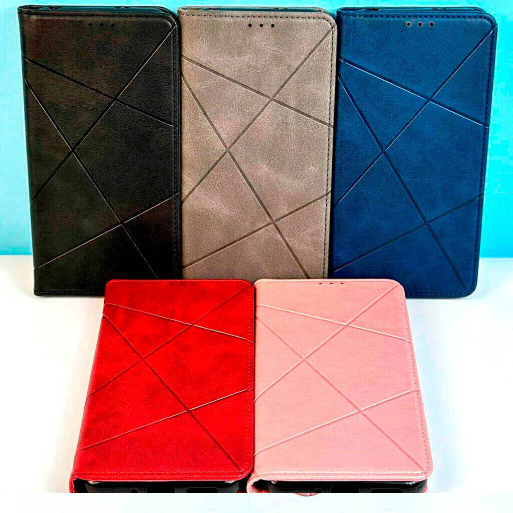 Чехол (книжка) Xiaomi Poco C85 / Redmi 15C, Business Leather, Серый - № 7 Чехол (книжка) Xiaomi Poco C85 / Redmi 15C, Business Leather, Серый - № 7