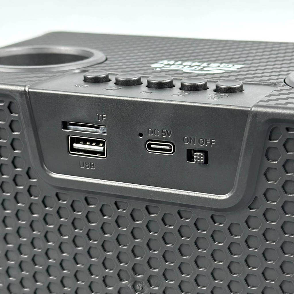 Портативная колонка Sing-e ZQS1491W Mini, Черный - № 7 Портативная колонка Sing-e ZQS1491W Mini, Черный - № 7