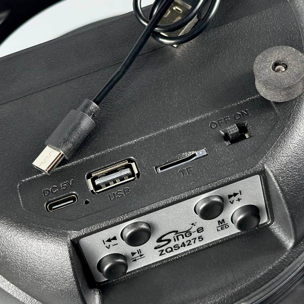 Портативная колонка Sing-e ZQS4275, Черный - № 8 Портативная колонка Sing-e ZQS4275, Черный - № 8