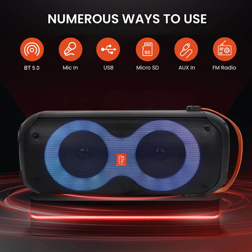 Портативная колонка Sing-e ZQS4277, Черный - № 4 Портативная колонка Sing-e ZQS4277, Черный - № 4