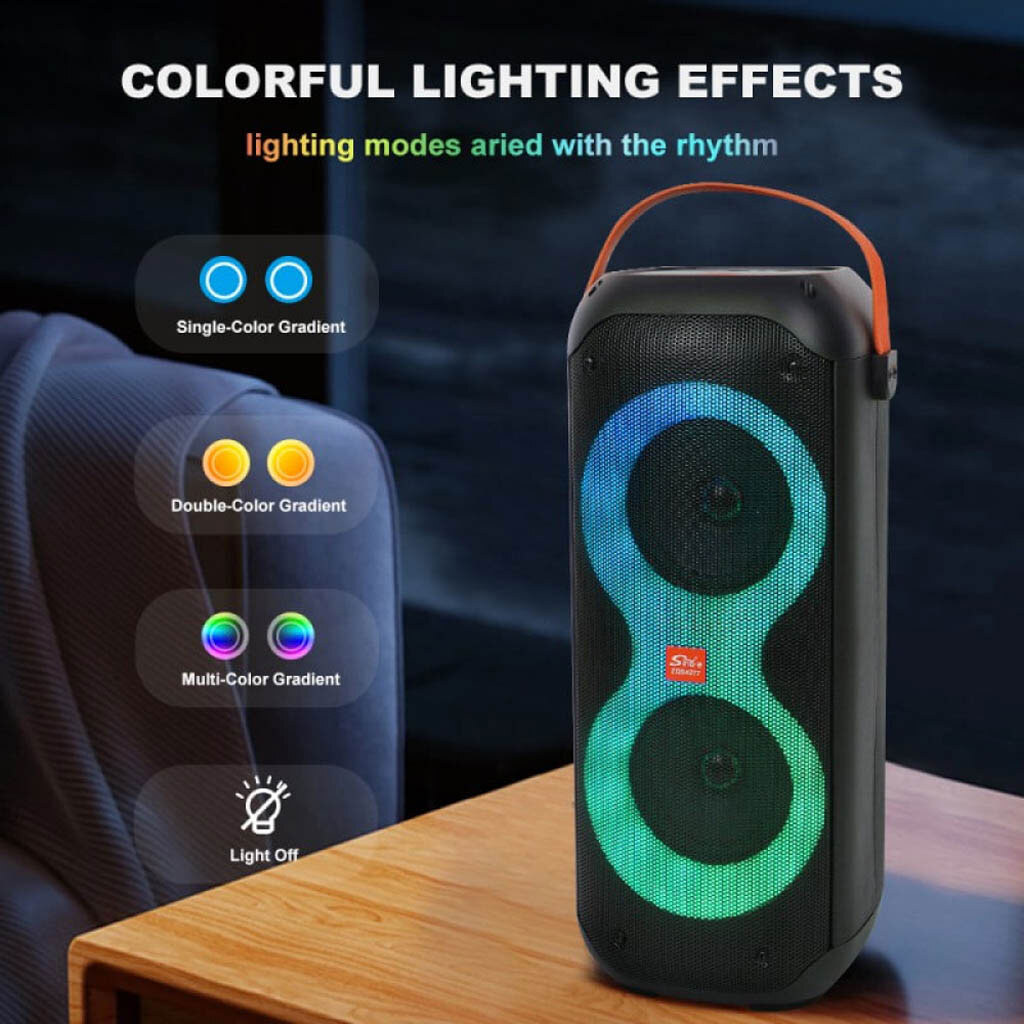 Портативная колонка Sing-e ZQS4277, Черный - № 7 Портативная колонка Sing-e ZQS4277, Черный - № 7