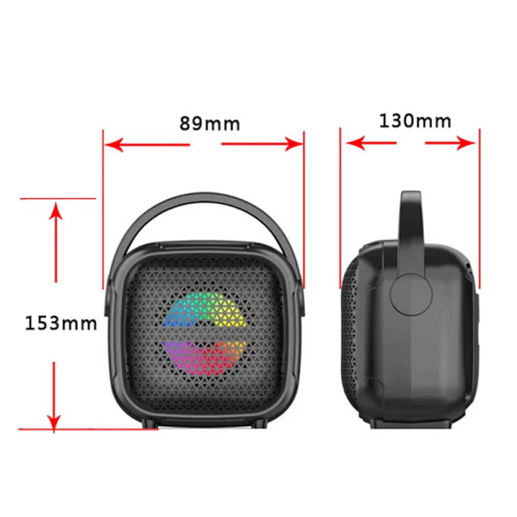 Портативная колонка Sing-e ZQS-W3101 Mini, Черный - № 6 Портативная колонка Sing-e ZQS-W3101 Mini, Черный - № 6