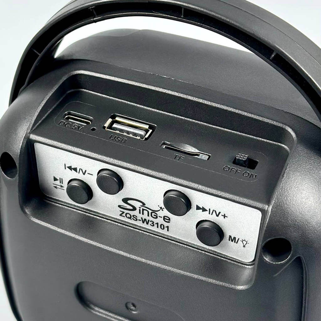 Портативная колонка Sing-e ZQS-W3101 Mini, Черный - № 7 Портативная колонка Sing-e ZQS-W3101 Mini, Черный - № 7