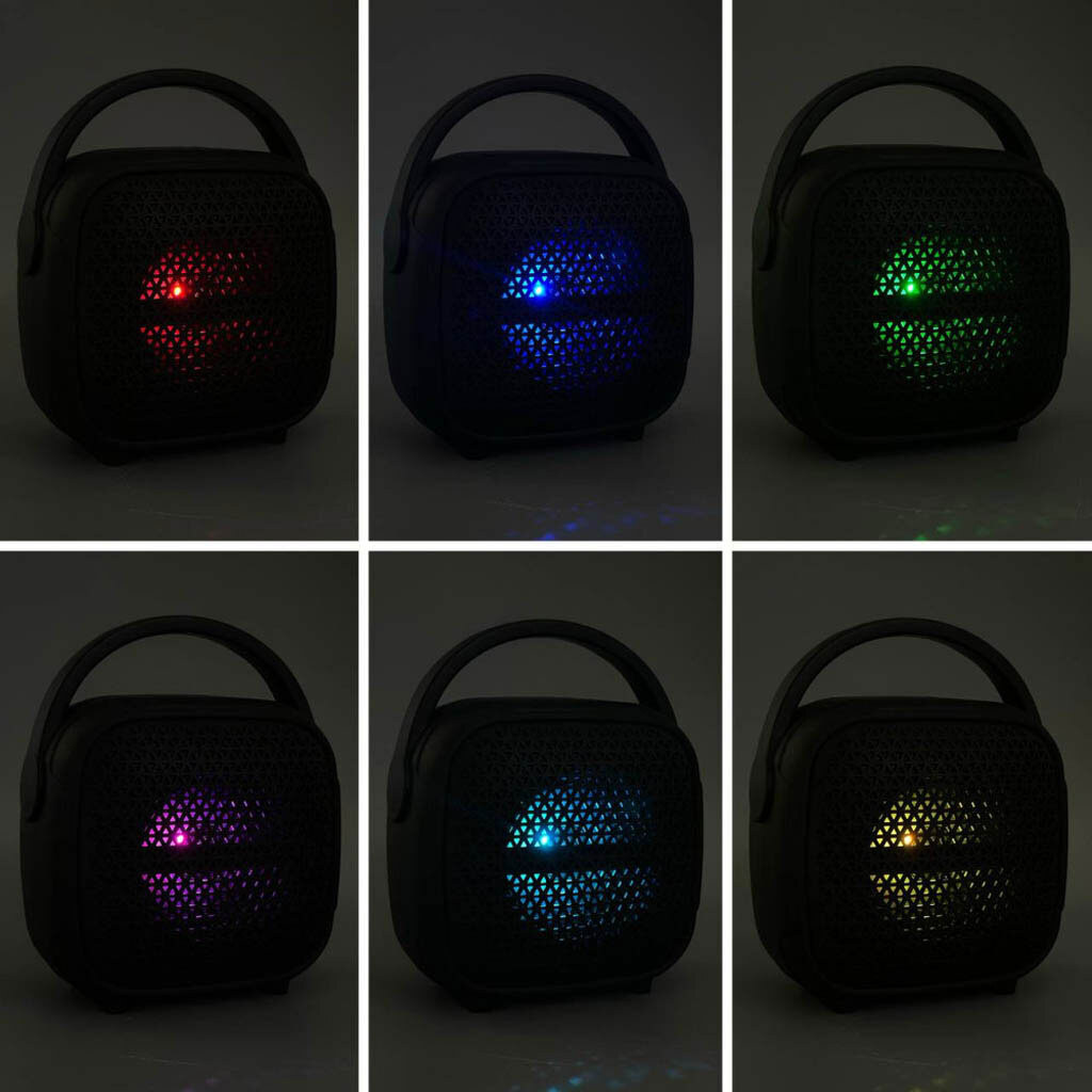 Портативная колонка Sing-e ZQS-W3101 Mini, Черный - № 10 Портативная колонка Sing-e ZQS-W3101 Mini, Черный - № 10