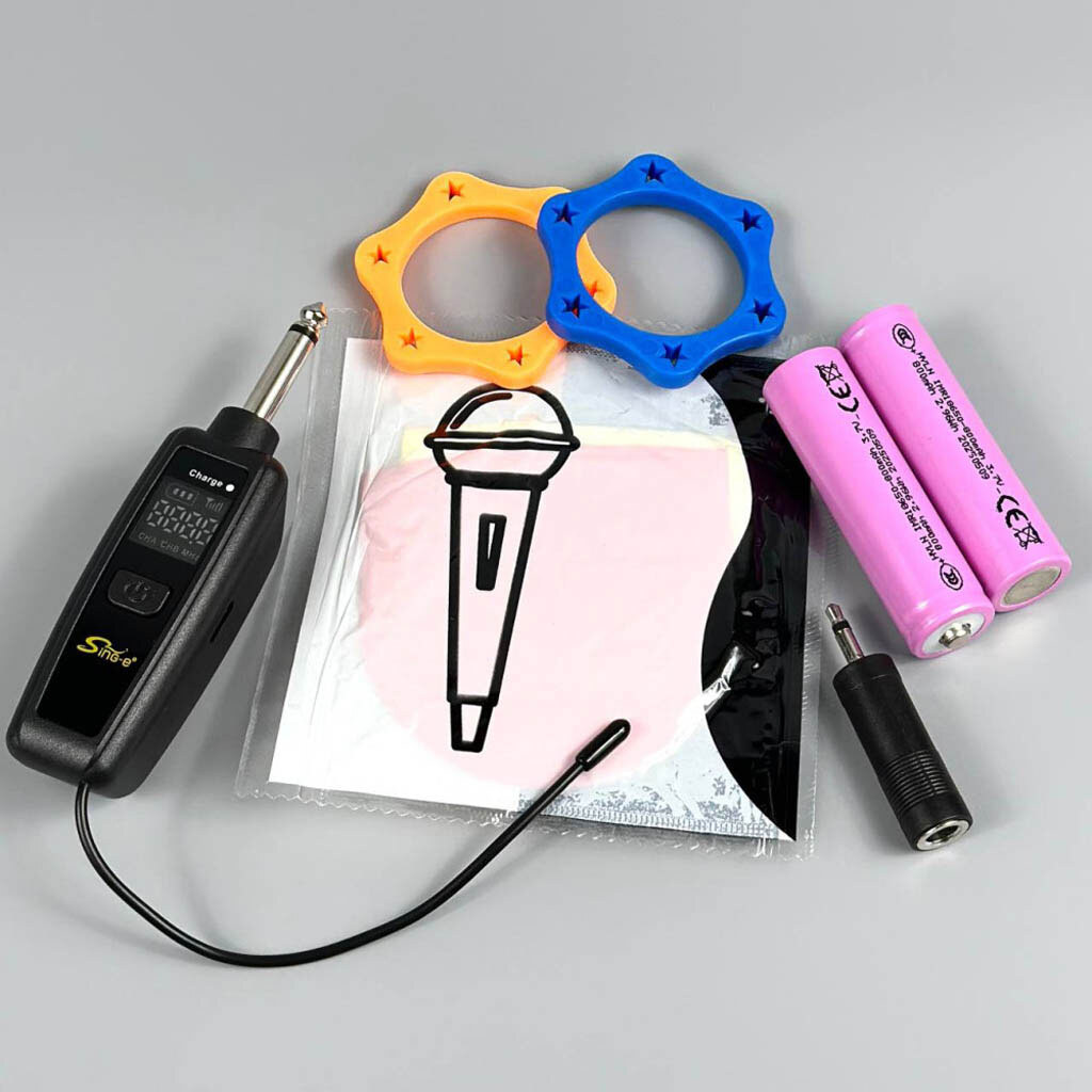 Караоке микрофон Sing-e ZQS-2M503 UHF, Черный - № 3 Караоке микрофон Sing-e ZQS-2M503 UHF, Черный - № 3