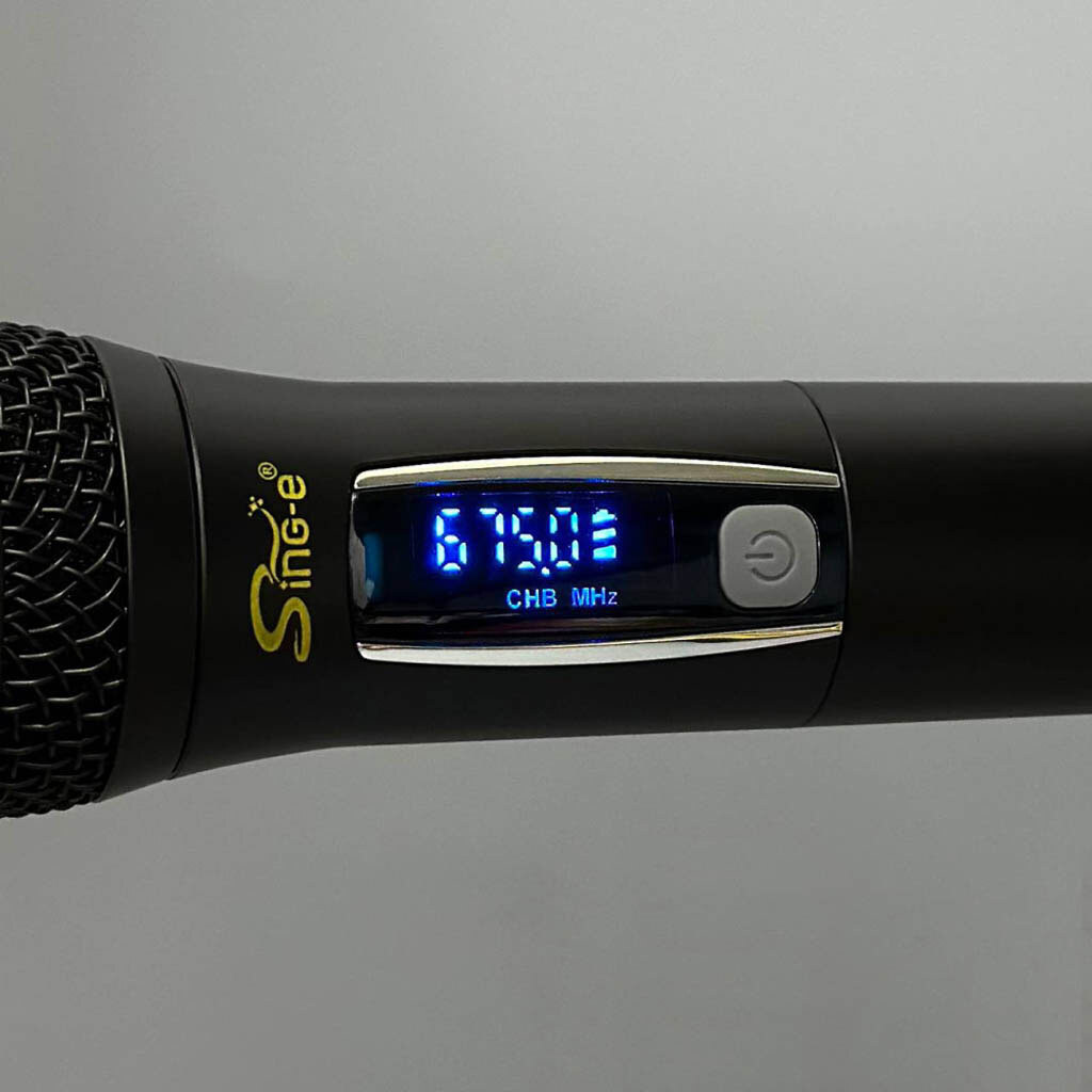 Караоке микрофон Sing-e ZQS-2M503 UHF, Черный - № 7 Караоке микрофон Sing-e ZQS-2M503 UHF, Черный - № 7