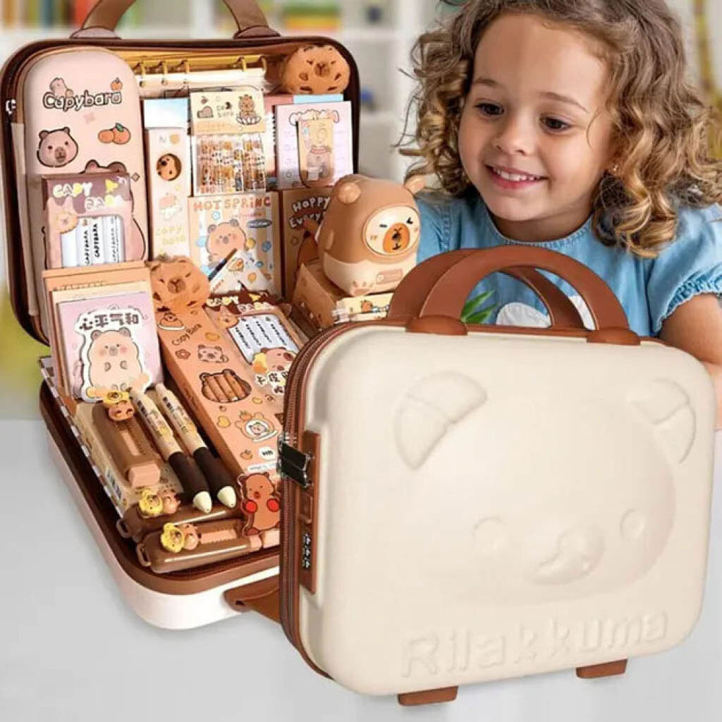 Набор канцелярии Капибара, Бежевый - № 8 Набор канцелярии Капибара, Бежевый - № 8