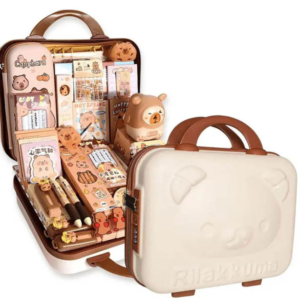 Набор канцелярии Капибара, Бежевый - № 12 Набор канцелярии Капибара, Бежевый - № 12