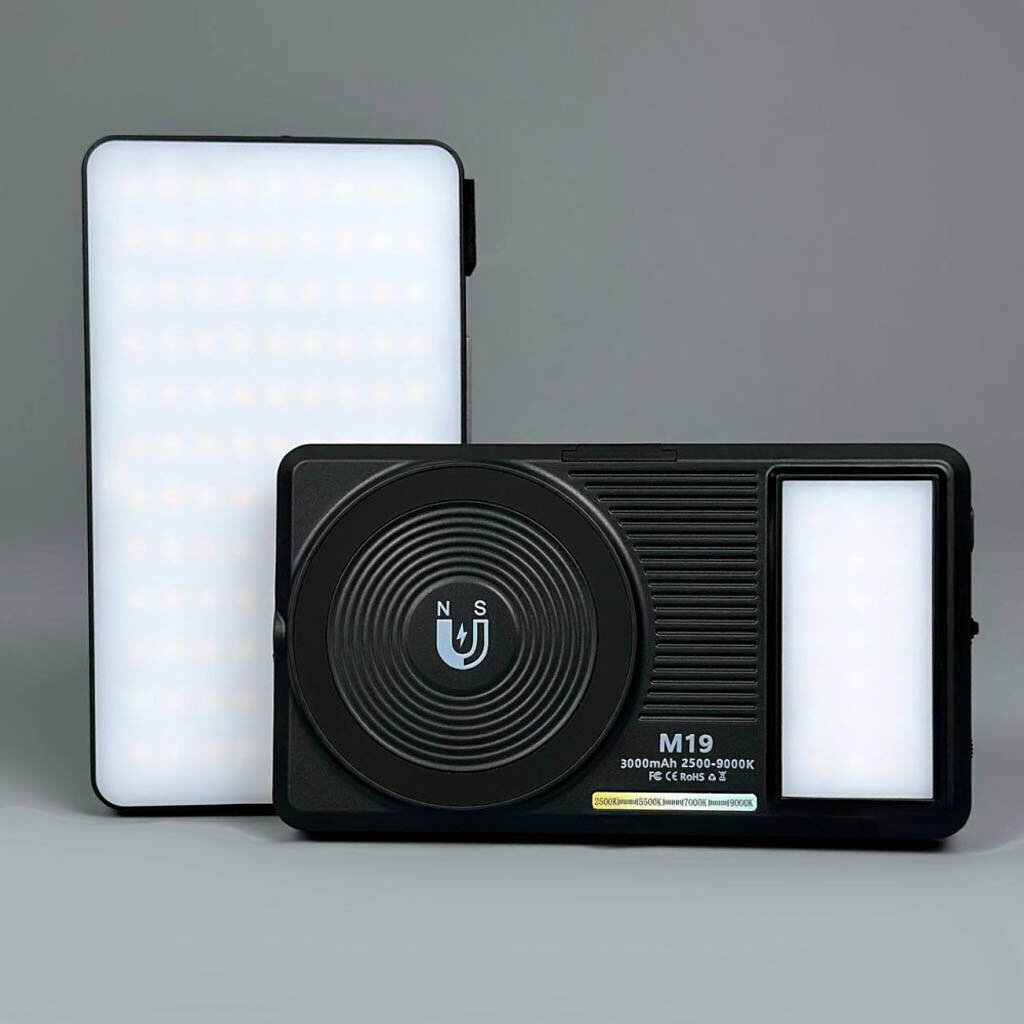 Відеосвітло M19, Чорний - № 3 Відеосвітло M19, Чорний - № 3