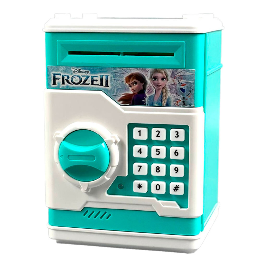 Сейф-скарбничка Number Bank №SL6610, Бірюзовий - № 1 Сейф-скарбничка Number Bank №SL6610, Бірюзовий - № 1