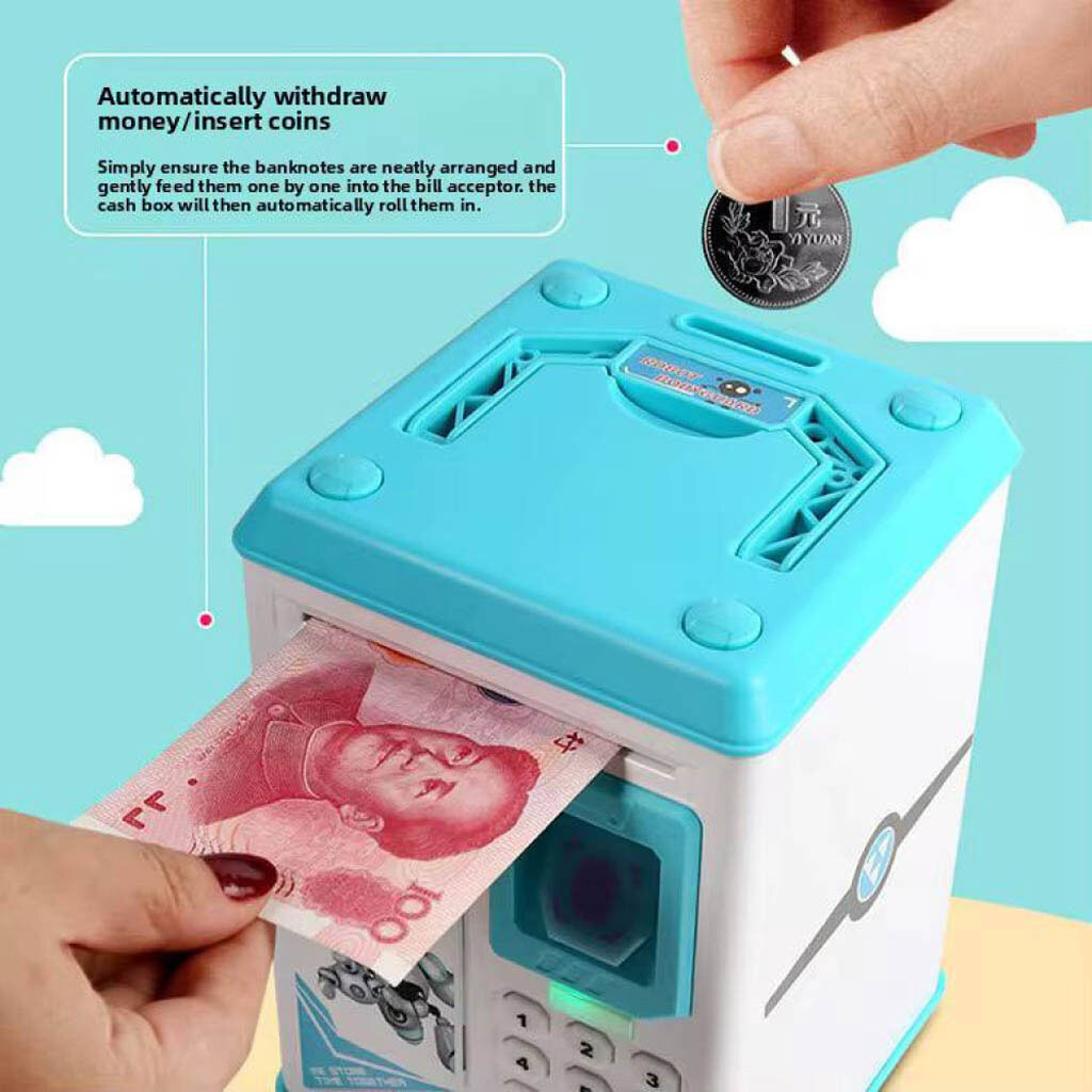 Сейф-скарбничка Robot №906, Бірюзовий - № 6 Сейф-скарбничка Robot №906, Бірюзовий - № 6