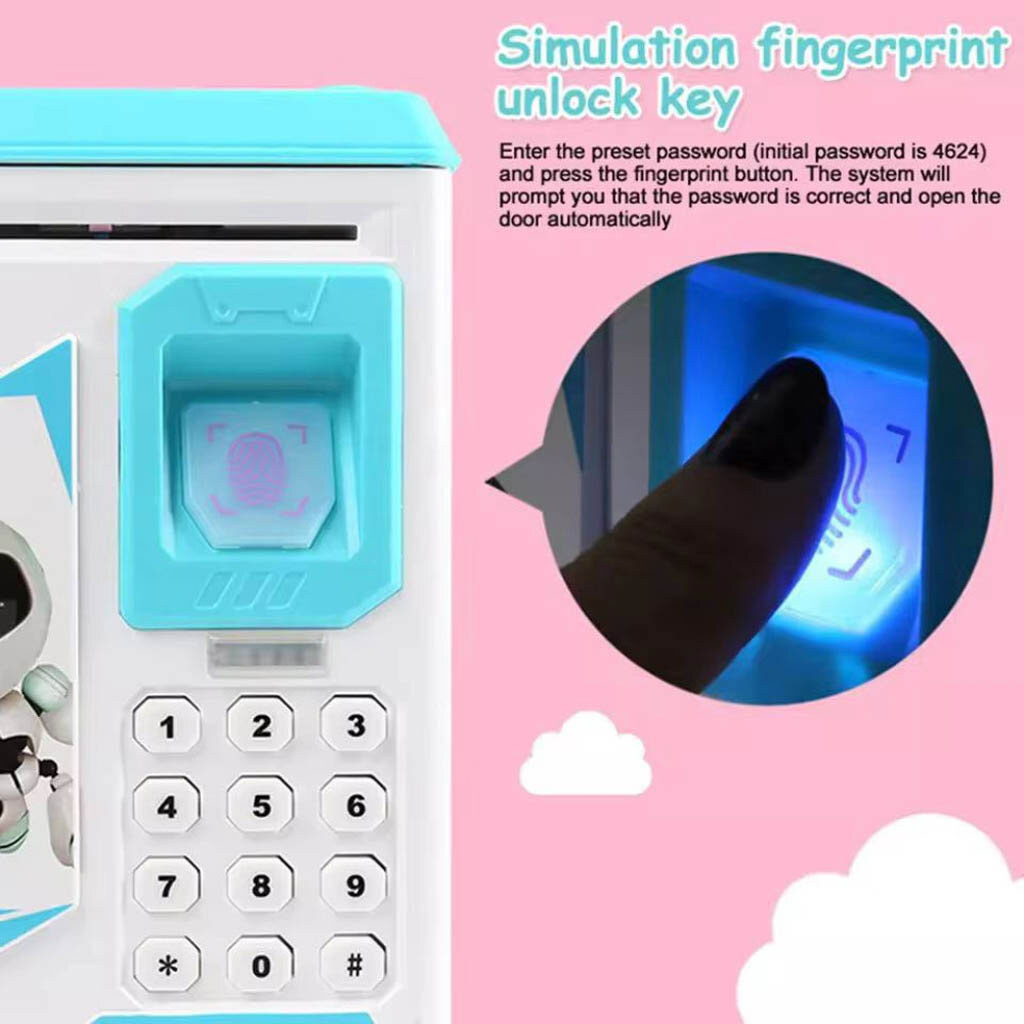 Сейф-скарбничка Robot №906, Рожевий - № 7 Сейф-скарбничка Robot №906, Рожевий - № 7