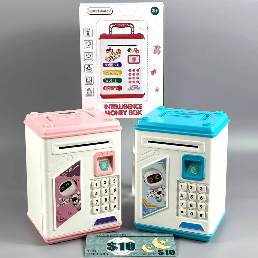 Сейф-скарбничка Robot №906, Рожевий - № 10 Сейф-скарбничка Robot №906, Рожевий - № 10