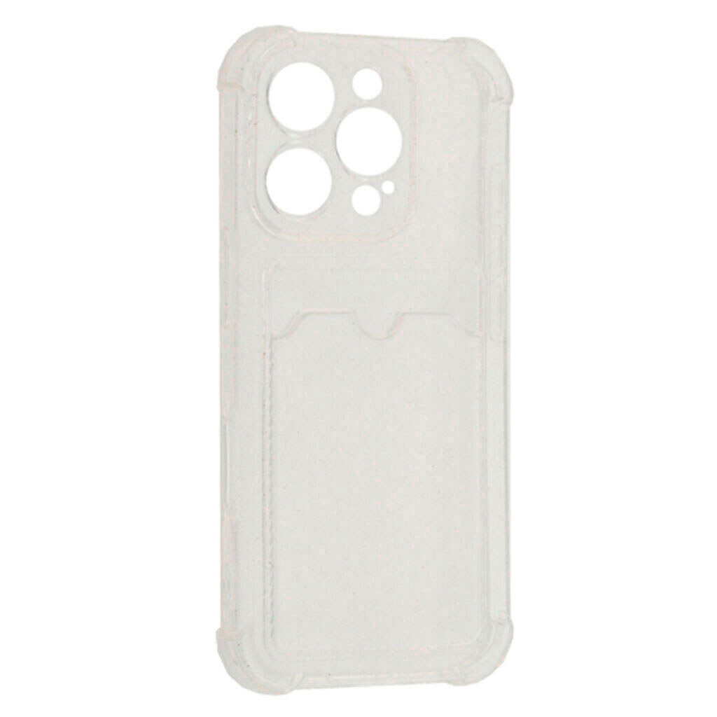 Чехол (накладка) Apple iPhone 17 Air, Silicone Card Case, Прозрачный - № 1 Чехол (накладка) Apple iPhone 17 Air, Silicone Card Case, Прозрачный - № 1