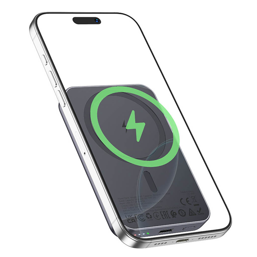 Портативная батарея (Power Bank) Hoco J160, 5000 mAh, Серый - № 2 Портативная батарея (Power Bank) Hoco J160, 5000 mAh, Серый - № 2