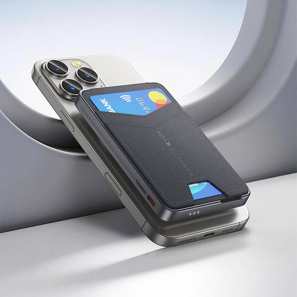 Портативна батарея (Power Bank) Hoco Q46 Title, 5000 mAh, Срібний - № 6 Портативна батарея (Power Bank) Hoco Q46 Title, 5000 mAh, Срібний - № 6