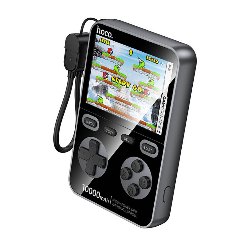 Портативная батарея (Power Bank) Hoco Q47 Shine, 10000 mAh, Серый - № 4 Портативная батарея (Power Bank) Hoco Q47 Shine, 10000 mAh, Серый - № 4