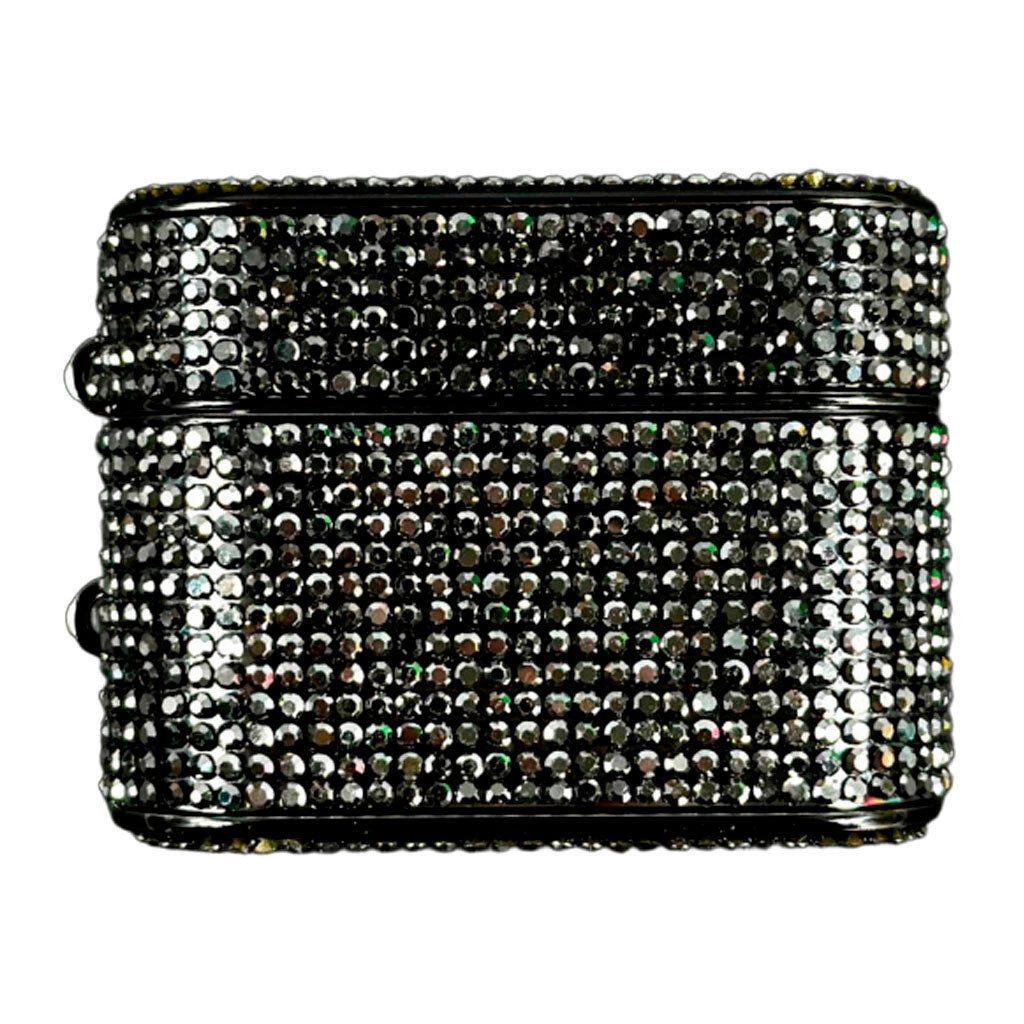 Чохол (накладка) Apple AirPods 3, Luxury Sparkling Diamond, Чорний - № 1 Чохол (накладка) Apple AirPods 3, Luxury Sparkling Diamond, Чорний - № 1