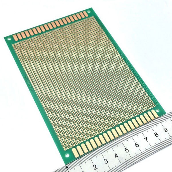 Макетная плата печатная PCB-1L-G-10X15 - № 1 Макетная плата печатная PCB-1L-G-10X15 - № 1