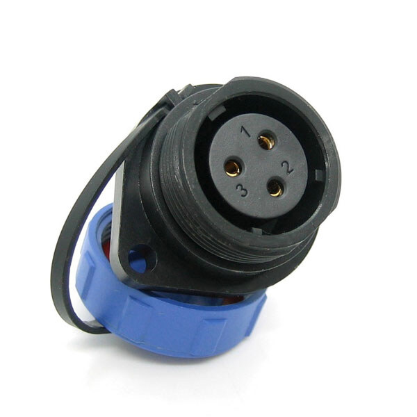 Круглі герметичні роз'єми IP68 W17A3-03 - № 1 Круглі герметичні роз'єми IP68 W17A3-03 - № 1