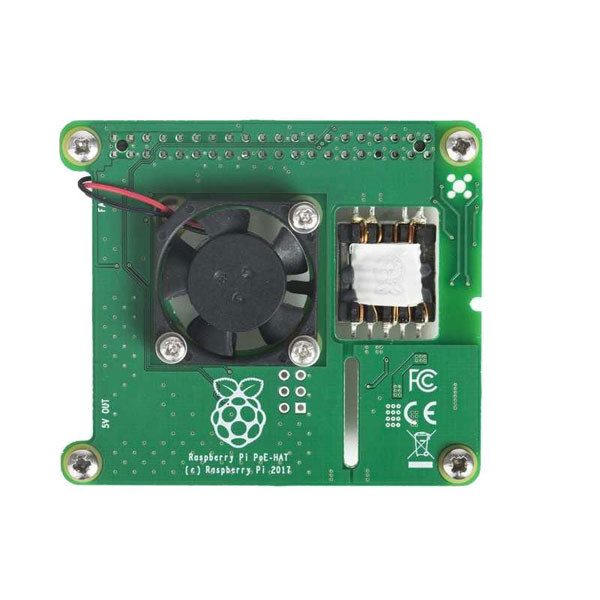 Одноплатний комп'ютер Raspberry Raspberry Pi PoE HAT - № 1 Одноплатний комп'ютер Raspberry Raspberry Pi PoE HAT - № 1