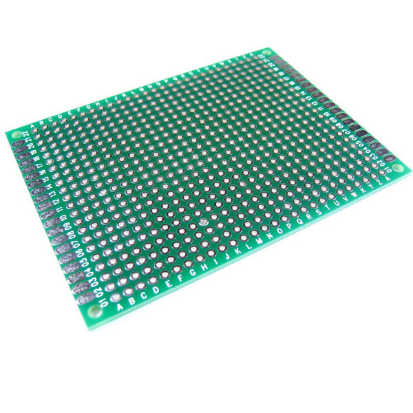 Макетна плата печатна PCB-2L-G-6X8 - № 1 Макетна плата печатна PCB-2L-G-6X8 - № 1