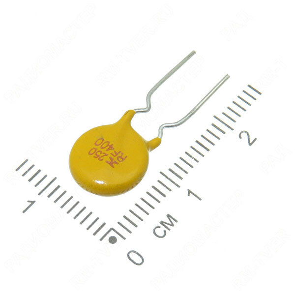 Предохранитель самовосстанавливающийся TRF250-400 - № 1 Предохранитель самовосстанавливающийся TRF250-400 - № 1