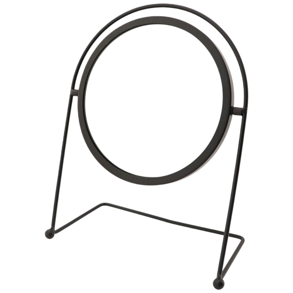 Дзеркало настільне кругле на металевій підставці d=14,5 см - № 1 Дзеркало настільне кругле на металевій підставці d=14,5 см - № 1