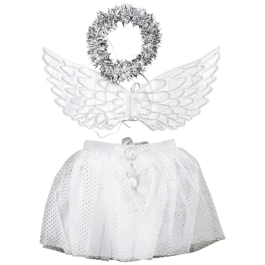 Набор аксессуаров карнавальных детских Ангел 3 предмета - № 1 Набор аксессуаров карнавальных детских Ангел 3 предмета - № 1