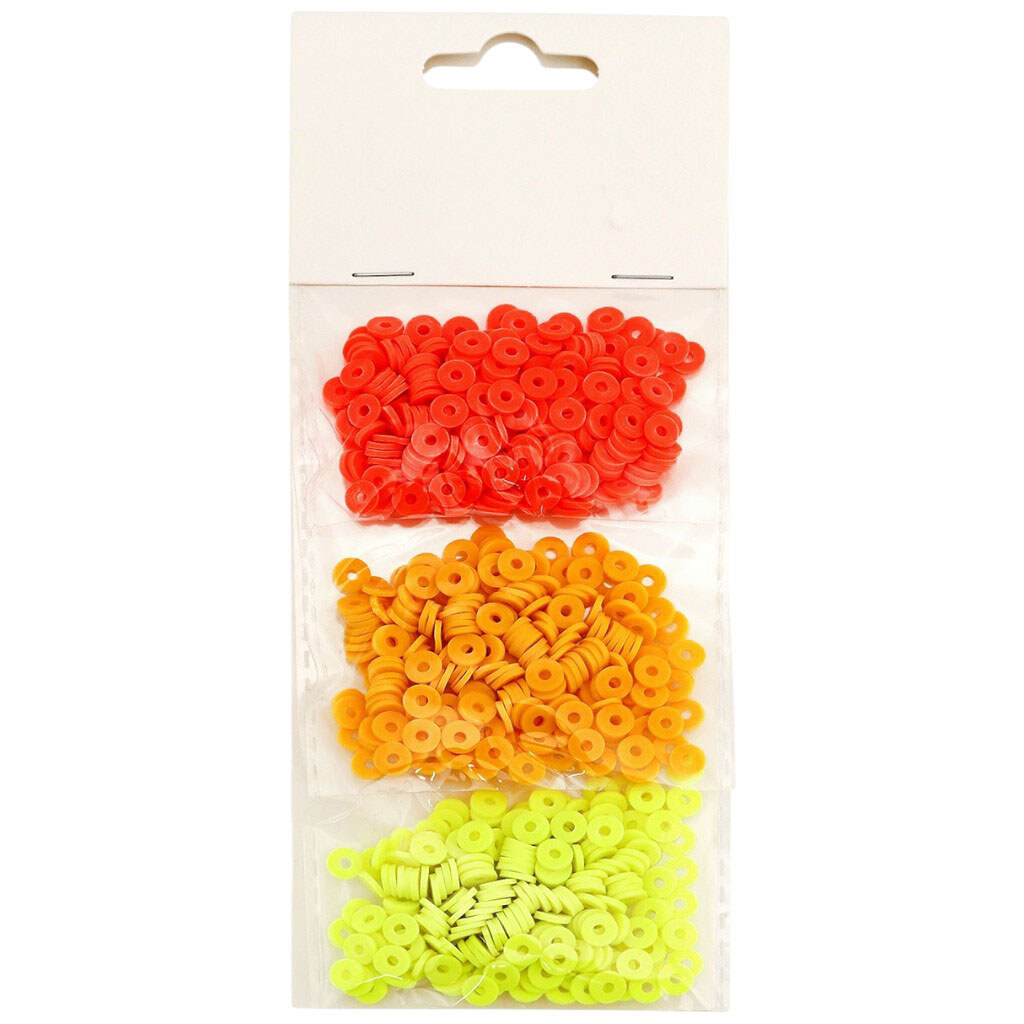 Набор бусин для создания украшений Кольца 6 мм 30 г - № 1 Набор бусин для создания украшений Кольца 6 мм 30 г - № 1