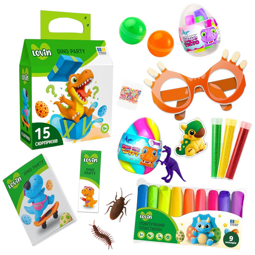 Набір сюрпризів подарункових Lovin Dino Party - № 2 Набір сюрпризів подарункових Lovin Dino Party - № 2