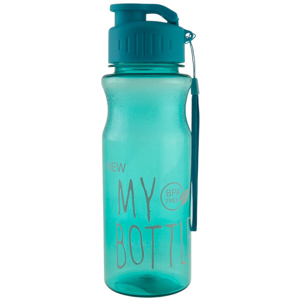 Пляшка для напоїв пластикова кольорова 600 мл - № 1 Пляшка для напоїв пластикова кольорова 600 мл - № 1