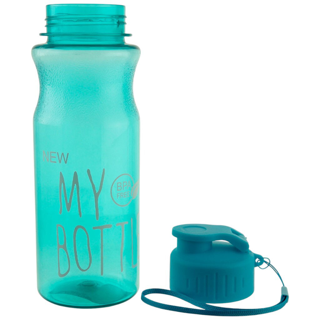 Пляшка для напоїв пластикова кольорова 600 мл - № 2 Пляшка для напоїв пластикова кольорова 600 мл - № 2