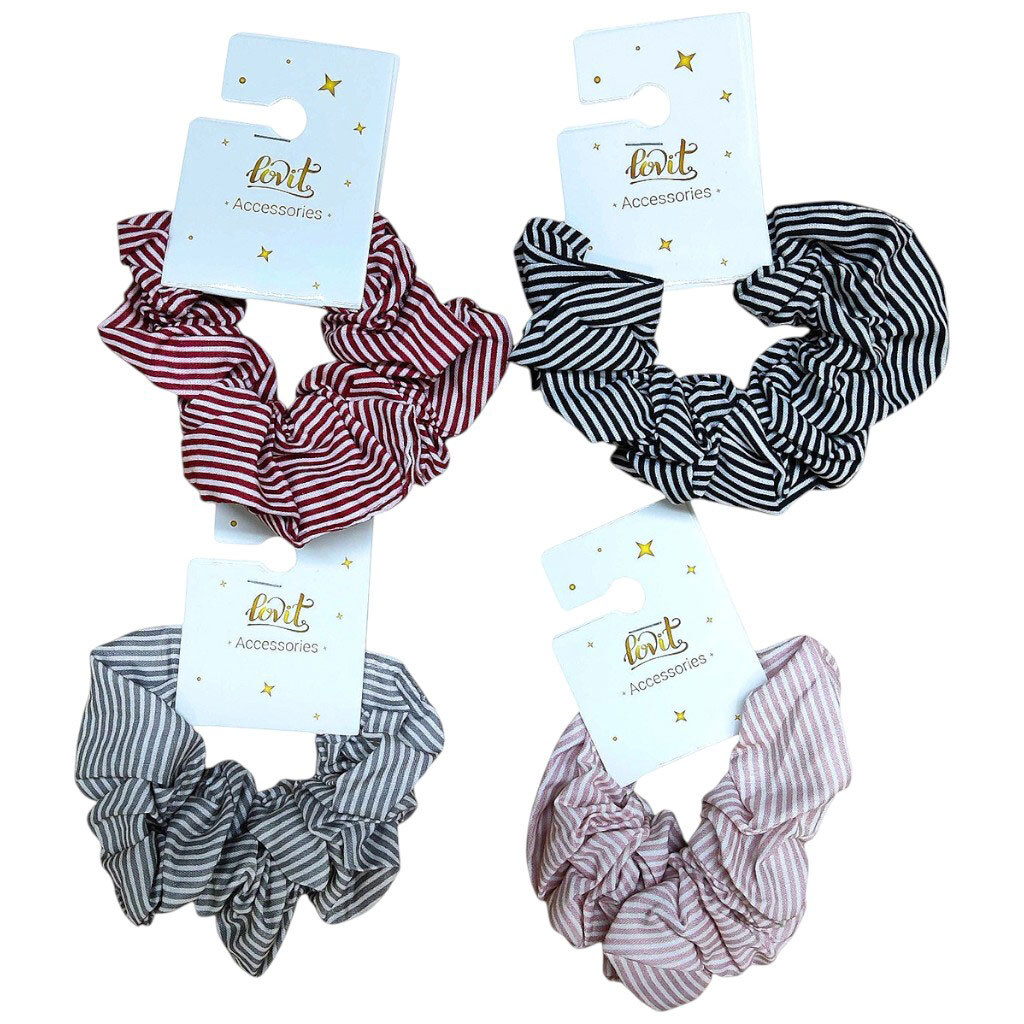 Резинка для волос текстильная объемная Lovit - № 2 Резинка для волос текстильная объемная Lovit - № 2