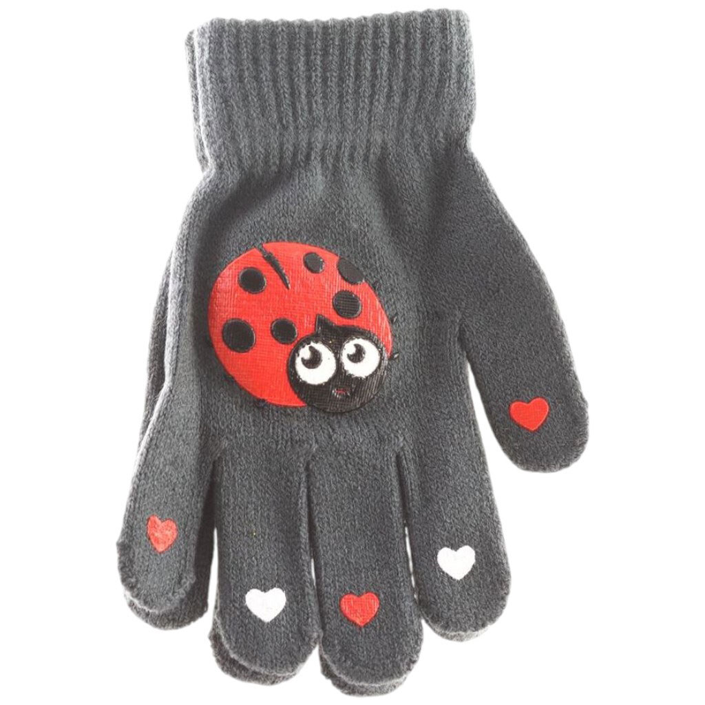 Детские перчатки с декором 15 см в ассортименте - № 1 Детские перчатки с декором 15 см в ассортименте - № 1