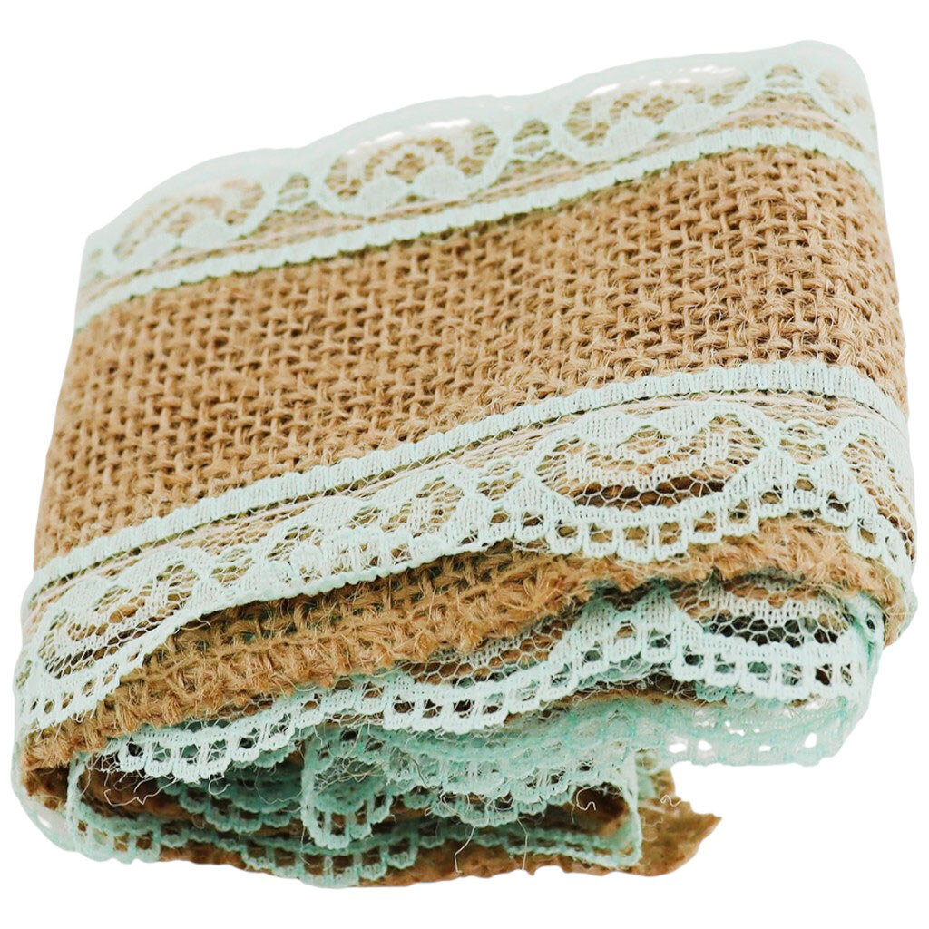 Лента декоративная из мешковины, сетевая Craft time - № 2 Лента декоративная из мешковины, сетевая Craft time - № 2