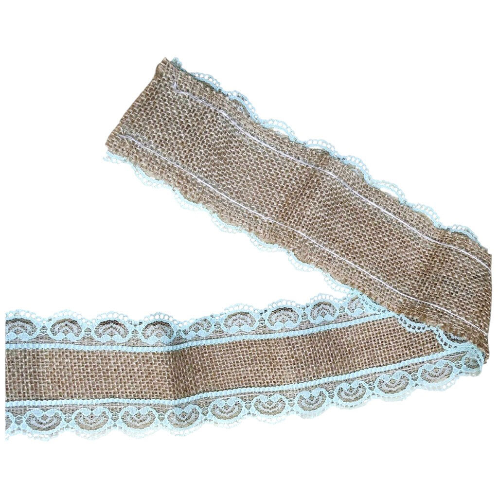 Лента декоративная из мешковины, сетевая Craft time - № 3 Лента декоративная из мешковины, сетевая Craft time - № 3