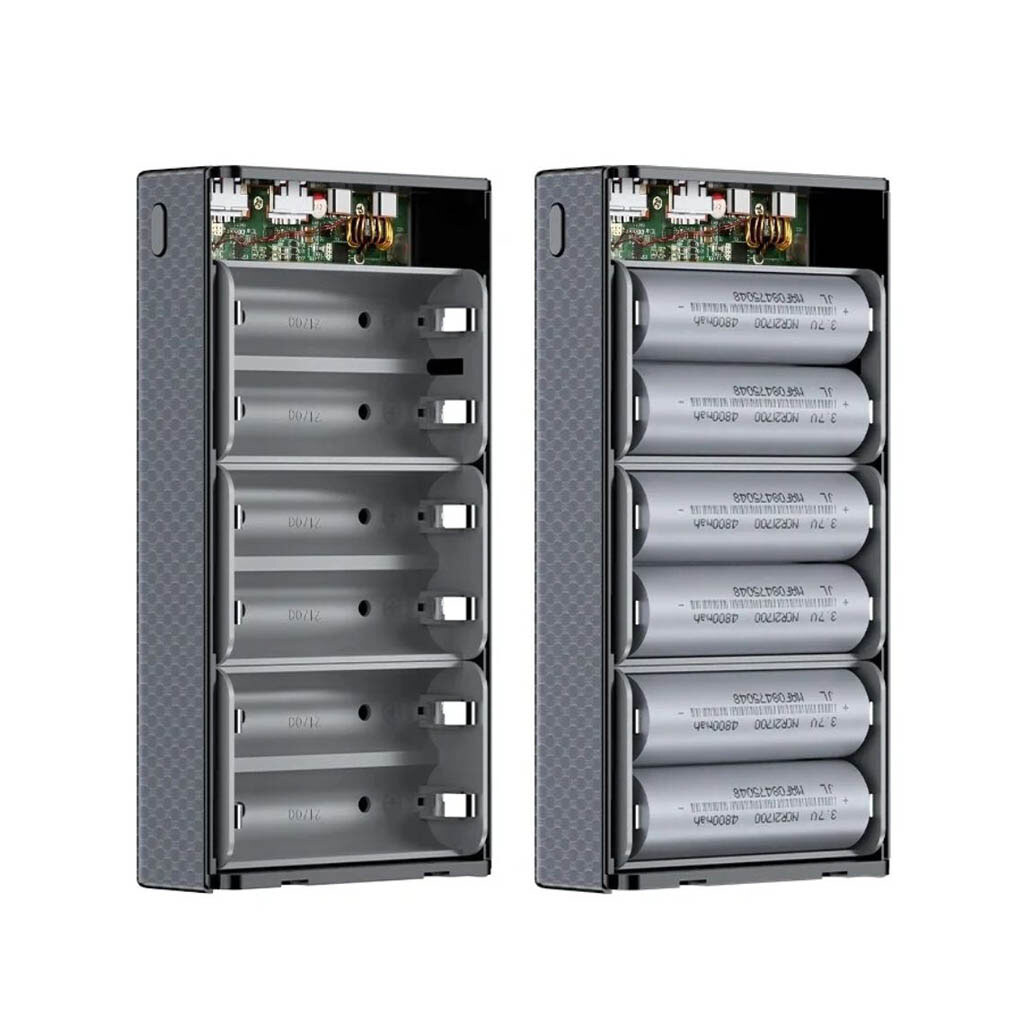 Корпус для Power Bank Q6, Черный - № 4 Корпус для Power Bank Q6, Черный - № 4