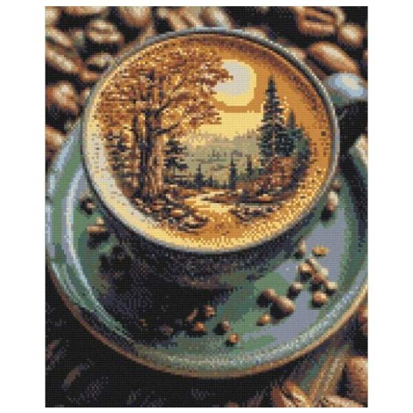 Алмазная мозаика "Магия утра", 40х50 см, Origami - № 1 Алмазная мозаика "Магия утра", 40х50 см, Origami - № 1