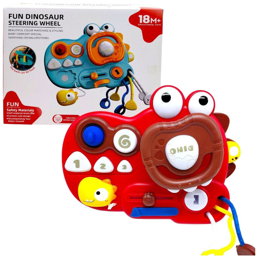 Бізіборд у коробці "Динозаврик", Mic - № 1 Бізіборд у коробці "Динозаврик", Mic - № 1